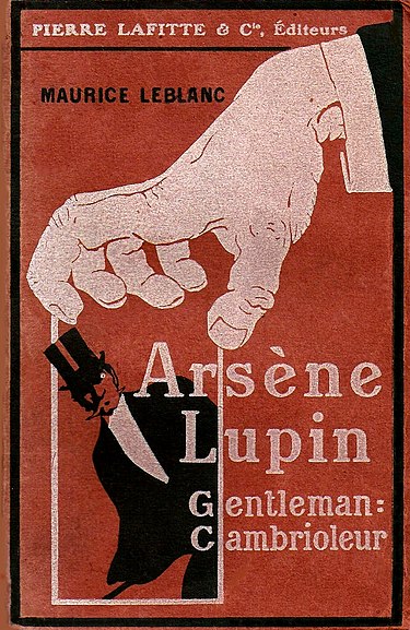 arsène lupin gentleman-cambrioleur couverture d'origine