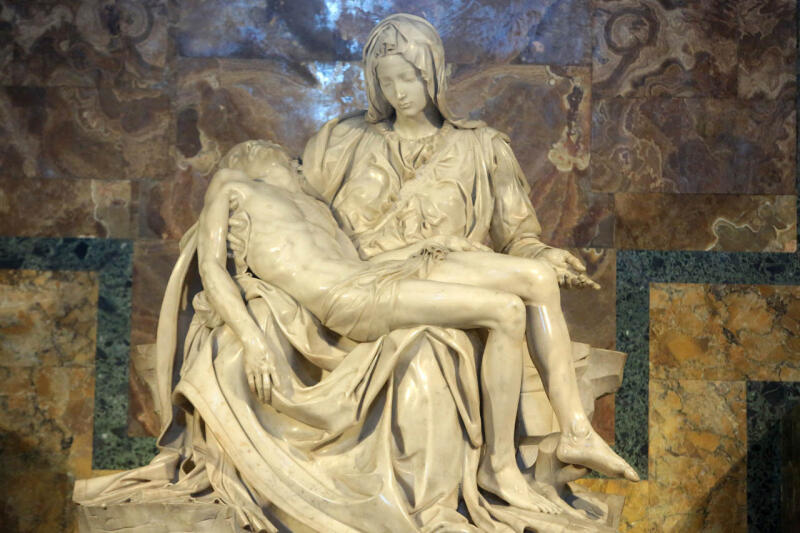 veiller sur elle pieta de michelange