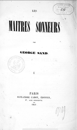 les maitres sonneurs sand 1ere edition