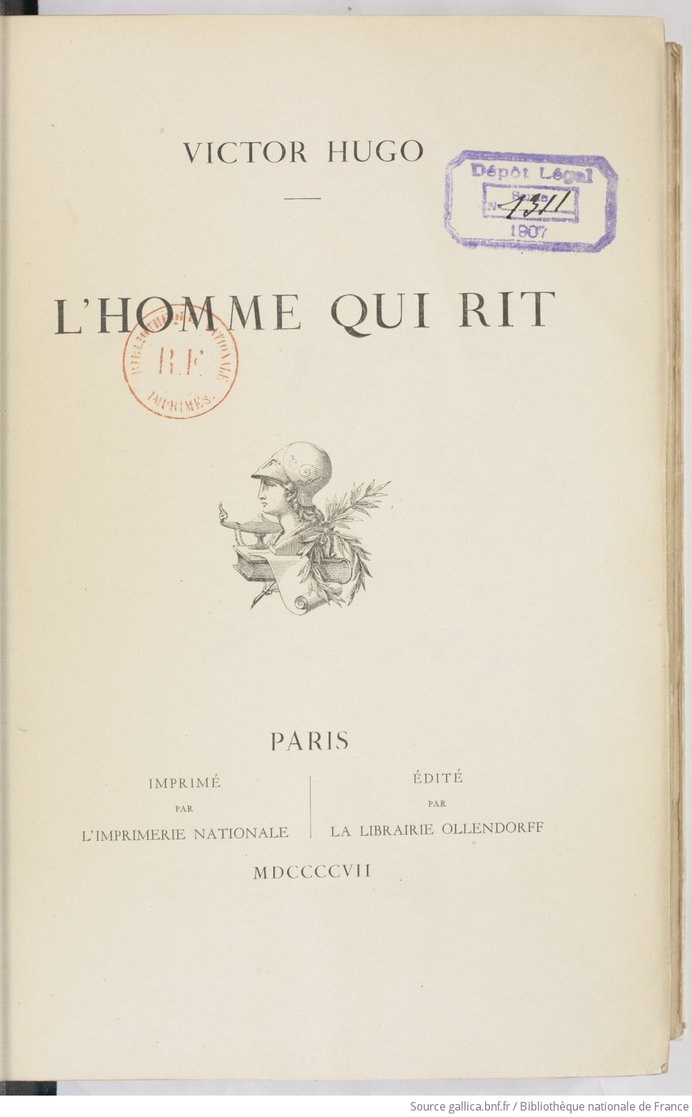 l'homme qui rit victor hugo édition de 1869